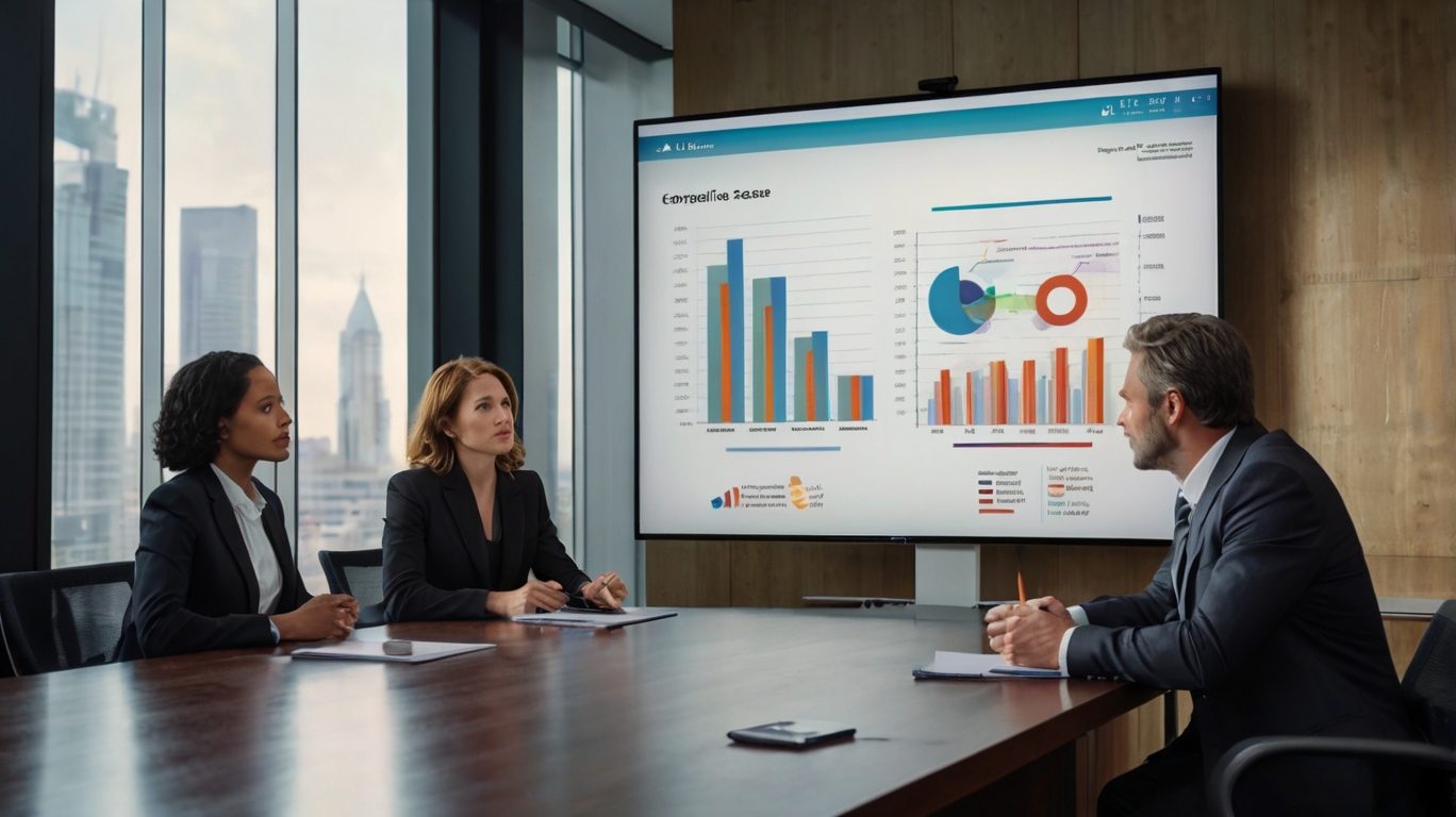 Equipo de profesionales financieros